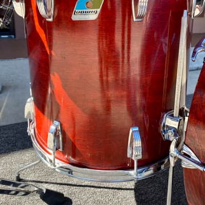 Ludwig Classic Maple 6ply Series 90's USA Mahogany Natural Finish. image 12