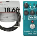 MXR DUNLOP BASS CHORUS DELUXE PEDAL Analog Bucket-Brigade Technology M83  ( FREE FENDER 18FT CABLE )