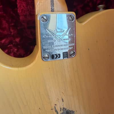 Fender Custom Shop Limited Edition 70th Anniversary Broadcaster Relic 2020 - Aged Nocaster Blonde image 13