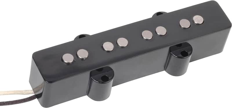 StewMac Standard Jazz Bass Pickup pickup, Bridge, Black Cover image 1