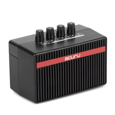Caline Scuru S1 G Mini Guitar Amplifier Amp Speaker 5W Headphone Out USB Rechargeable Power Cable image 3
