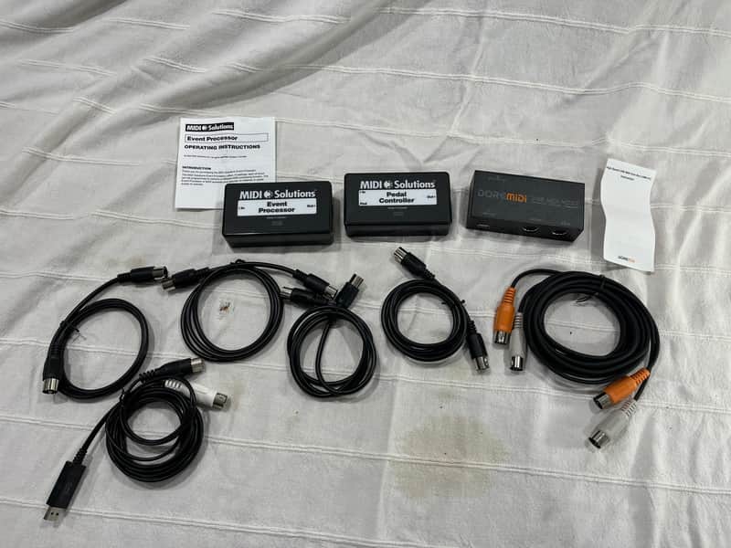 MIDI Solutions Event Processor, Pedal Controller & DoreMidi Host - Lot of Items image 1