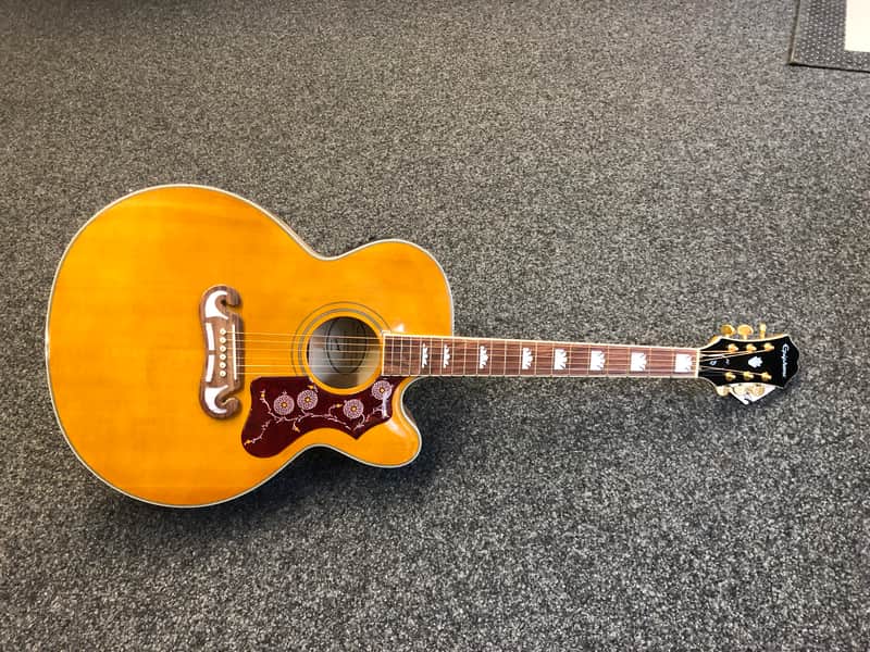 Epiphone J200EC 2021 - Vintage Natural image 1