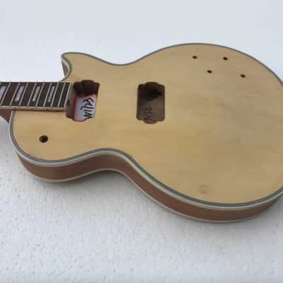 Maple Top Les Paul LP Style Guitar Body with Neck and Rosewood Fingerboard image 3