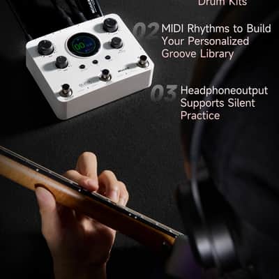 MOOER GL200 Looper Pedal Drum Machine, Drum Looper Guitar Pedal  (Price includes the import duty for US buyer) image 4