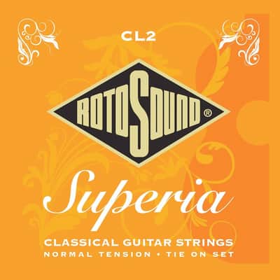 Rotosound CL2 Superia Copper Silver Tie End Classical Guitar Strings - Normal Tension (28 - 45)