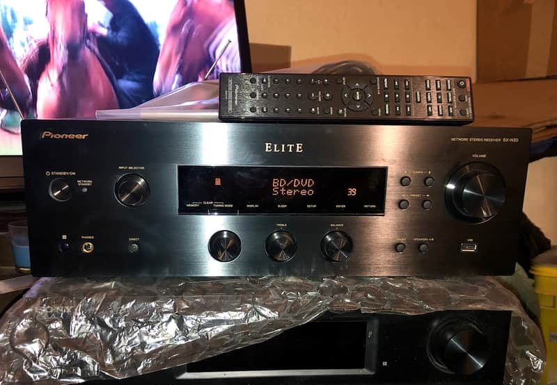 Pioneer Elite SX-N30 2.1-Channel Network Hi-Res Stereo Receiver with Wi-Fi, Bluetooth, AirPlay, Phono In, w/Manual, Remote Control & Power Cord image 1