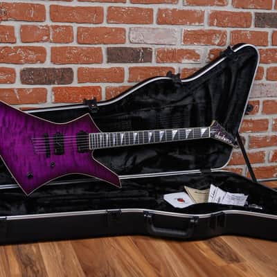Jackson USA Custom Shop Kelly TOM Quilted Maple Top Transparent Purple Burst 2025 w/OHSC image 2