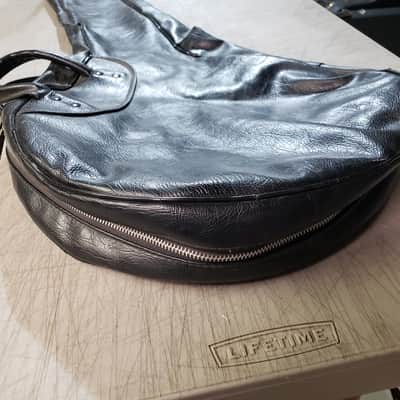 1970's Vintage 5 String Banjo Vinyl Black Red Flannel Interior Gigbag image 3