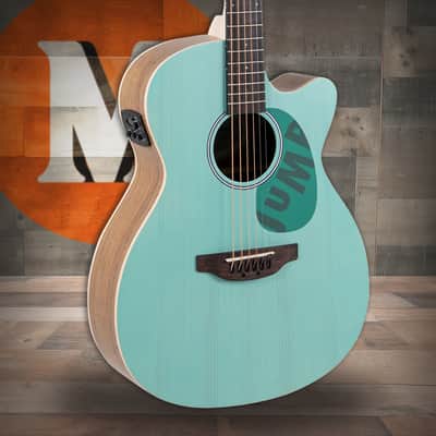 Ovation Applause Jump OM Cutway Electric Celeste (AEO-69-T) image 1