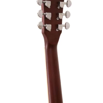 Washburn Acoustic Electric Guitar Cutaway Grand Auditorium - Forest Burl Amber Fade image 5