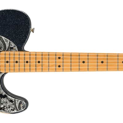 Fender Brad Paisley Road Worn Esquire 2020 - Present - Black Sparkle image 1