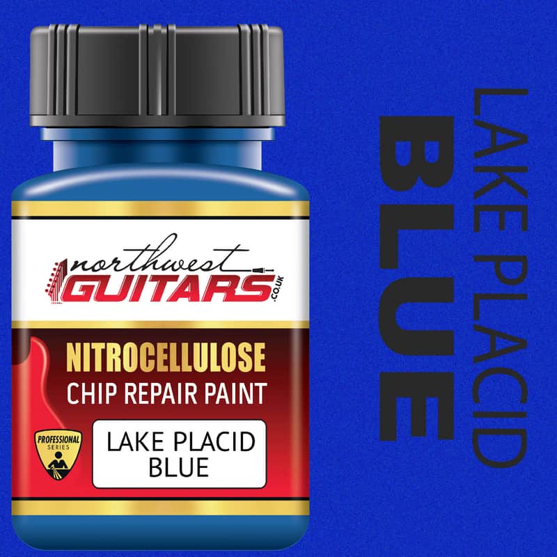 Lake Placid Blue Nitrocellulose Chip Repair guitar paint - 50ml