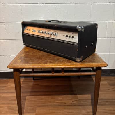 Ampeg V-4 100-Watt Guitar Head with Reverb 1974 - Black image 2