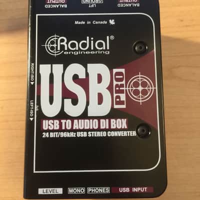 Radial USB-Pro Stereo Laptop DI Box