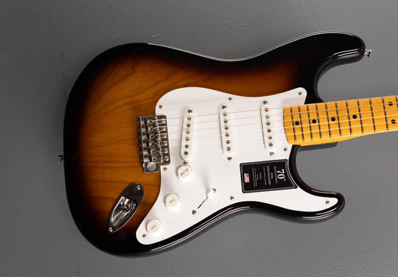 Fender 70th Anniversary American Vintage II 1954 Stratocaster - Two Color Sunburst image 1
