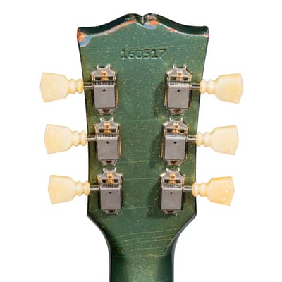 Gibson Custom Shop 1964 ES-335 Semi-Hollow Electric Guitar, Light Aged Pelham Blue Sparkle image 7