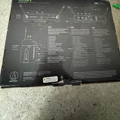 Audio-Technica ATW-901a/L System 9 Wireless Lavalier Microphone System 2010s - Black imagen 5