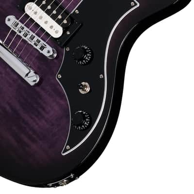 Gibson Victory Figured Top Electric Guitar - Dark Purple Burst image 6