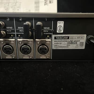 Tascam MX-80 8-Channel Microphone Preamp/ Mixer image 5