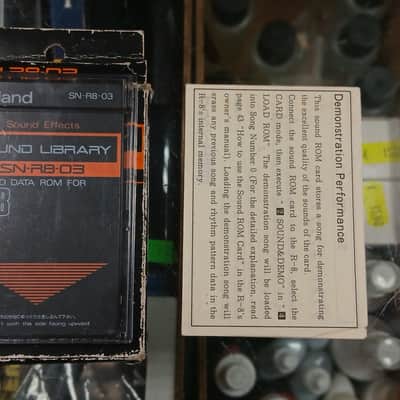 Roland SN-R8-03 Sound Effects 1990s - Black image 3