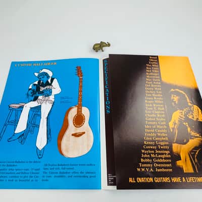 Ovation Acoustic Guitars Catalog 1972 image 6