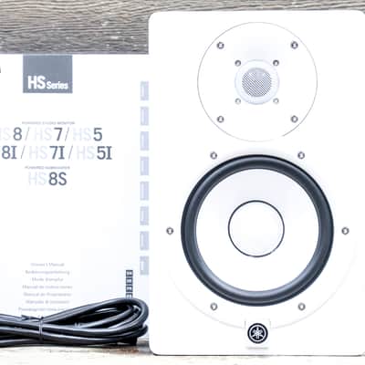 Yamaha HS7 (White) Powered Studio Monitor 2-Way Bi-Amplified 6.5" Studio Monitor image 7