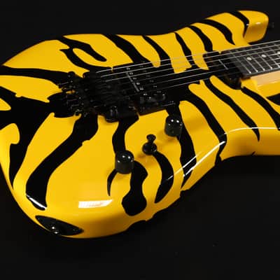 Jackson Pro Origins 1985 San Dimas SD1 Electric Guitar Ebony Fingerboard - Yellow Bengal 691 image 1