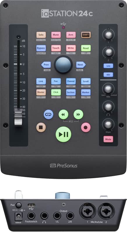 PreSonus ioStation 24c USB-C Audio Interface and DAW Controller image 1