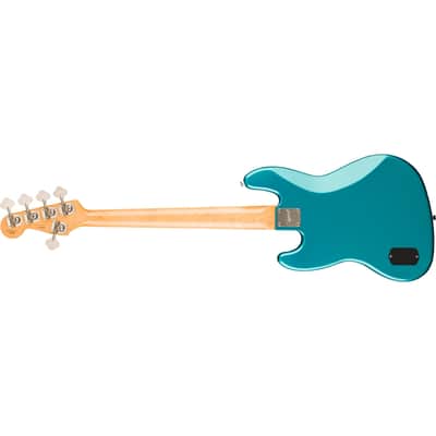 Squier Classic Vibe Active '70s Jazz Bass V 5-String Bass - Ocean Turquoise image 5