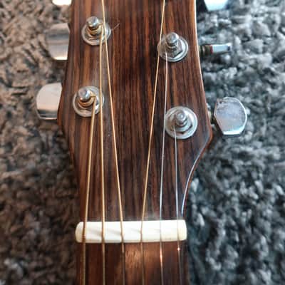 Vintage 1992 Charvel Jackson 150-SEC-NAT Solid Spruce Top Acoustic Guitar Rosewood Case Very Clean image 8
