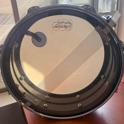 Ludwig LM404 Acrolite 5x14 Snare Drum – Black Galaxy – Black/White Badge – USA image 3