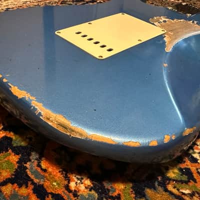 Fender Custom Shop '60 Heavy Relic Stratocaster 2022 Lake Placid Blue image 14