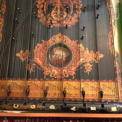 Harpeleik Zither Early 1900's image 1