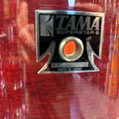 Tama Vintage 80’s Superstar 22-12-13-16 Drum Set Cherry image 10