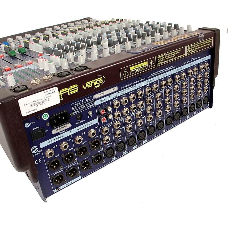 Midas Venice 160 16-Channel / 30-Input Mixing Console | Reverb