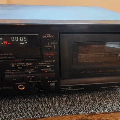 Optimus SCT-55 dual bay cassette deck Late 1990s - Black image 16