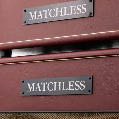 Matchless HC-30 Head & ESS 1x12 Cabinet - Burgundy / Gold Grille image 8