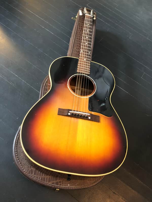 1960 Gibson LG-2 Sunburst vintage X-bracing image 1