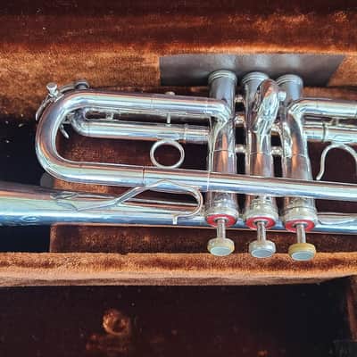 Fe Olds Silver Trumpet 1970,S Circa with D slide image 14