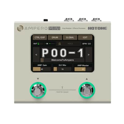Hotone Ampero Mini 2023 FREE AMPERO SWITCH - Present - Vanilla - Free Shipping - 2 Year Warranty image 2