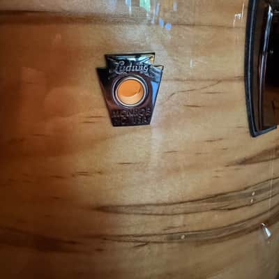 Ludwig Ludwig Classic Maple Exotic 14"x14" 2025 - Natural Ambrosia Maple imagen 2