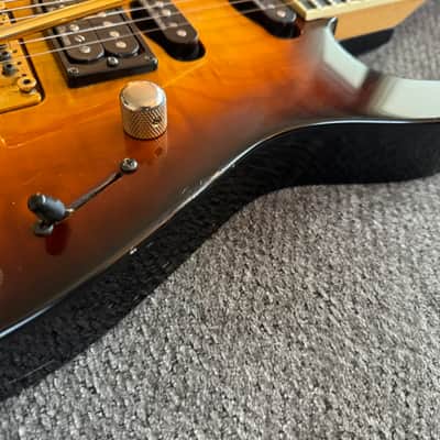 Jackson USA Dinky DK1 HSS Quilted Maple Top Tobacco Sunburst Finish 1997 OHSC image 12