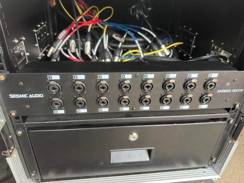 ART P16 Rackmount 16-Channel Balanced XLR Patchbay 2015 - Present - Black image 1