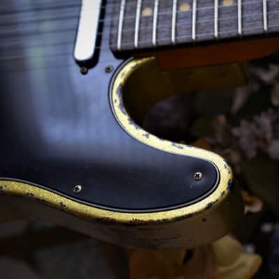 American  Fender Telecaster Custom Heavy Relic  Gold Sparkle TX Specials image 17