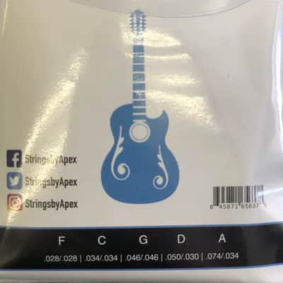 Immagine Apex NPS Stainless Steel Bajo Quinto Strings - 2