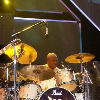 Steve Ferrone's Tom Petty and the Heartbreakers - Pearl 5x14" Mahogany Classic Limited Edition Snare Drum. SIGNED! image 2