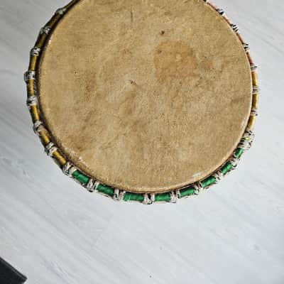 Djembe Original aus Guinea aus einem Stück Hartholz 60 x 34 cm image 2