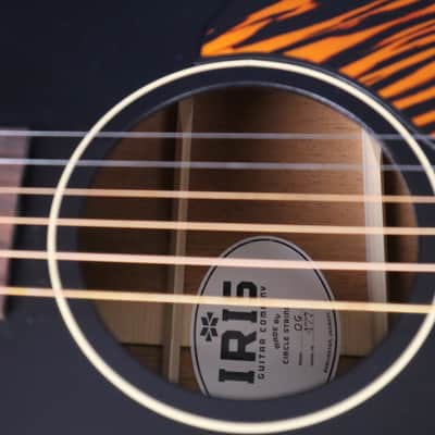 Iris OG (All Black with Firestripe Pickguard image 9