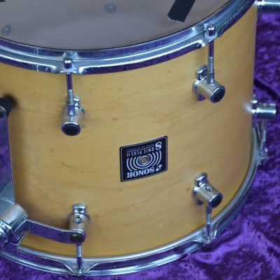 Sonor Sonic Plus II 14" tom natural maple * rare model made in Germany...hard to find * very good sound / very good condition / very good price ! image 4